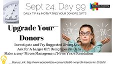 Daily Tip # 3: Motivating Your Donors Gifts