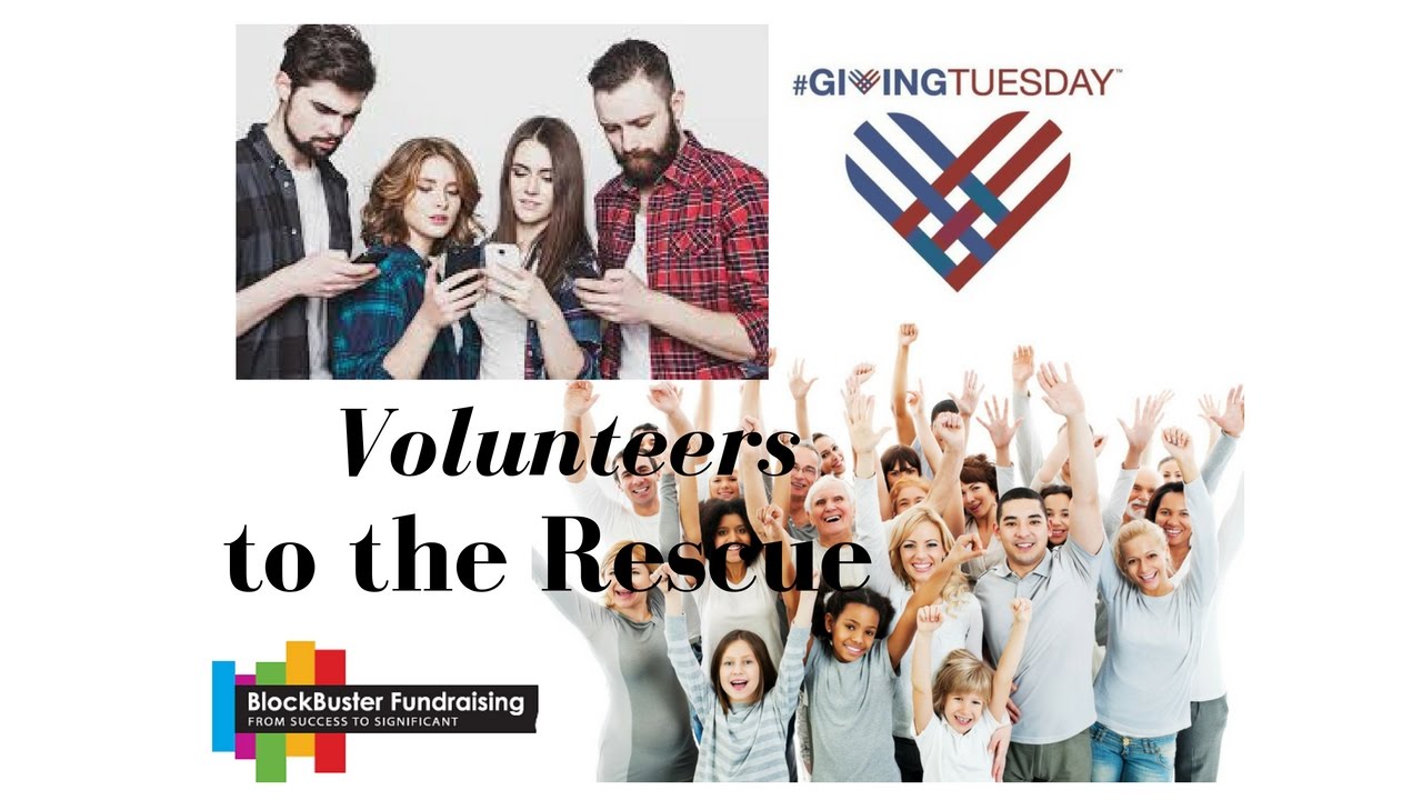 #GivingTuesday Success Now With Your Volunteers Help