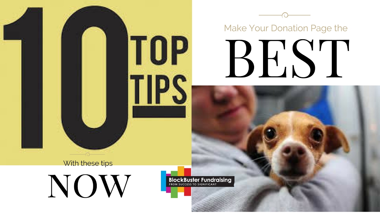 10 Secrets to Donation Page Perfection