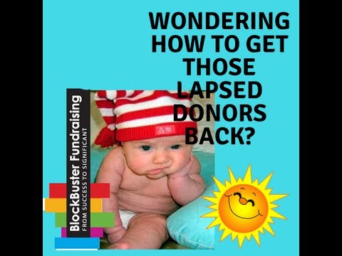 2 PROVEN BLUEPRINTS FOR WINNING BACK LAPSED DONOR LETTERS