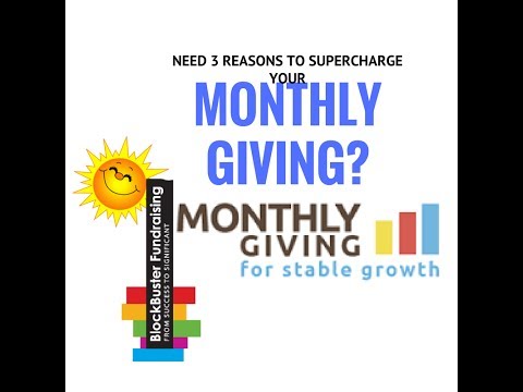 WHY MONTHLY GIVING IS ABSOLUTELY NECESSARY NOW