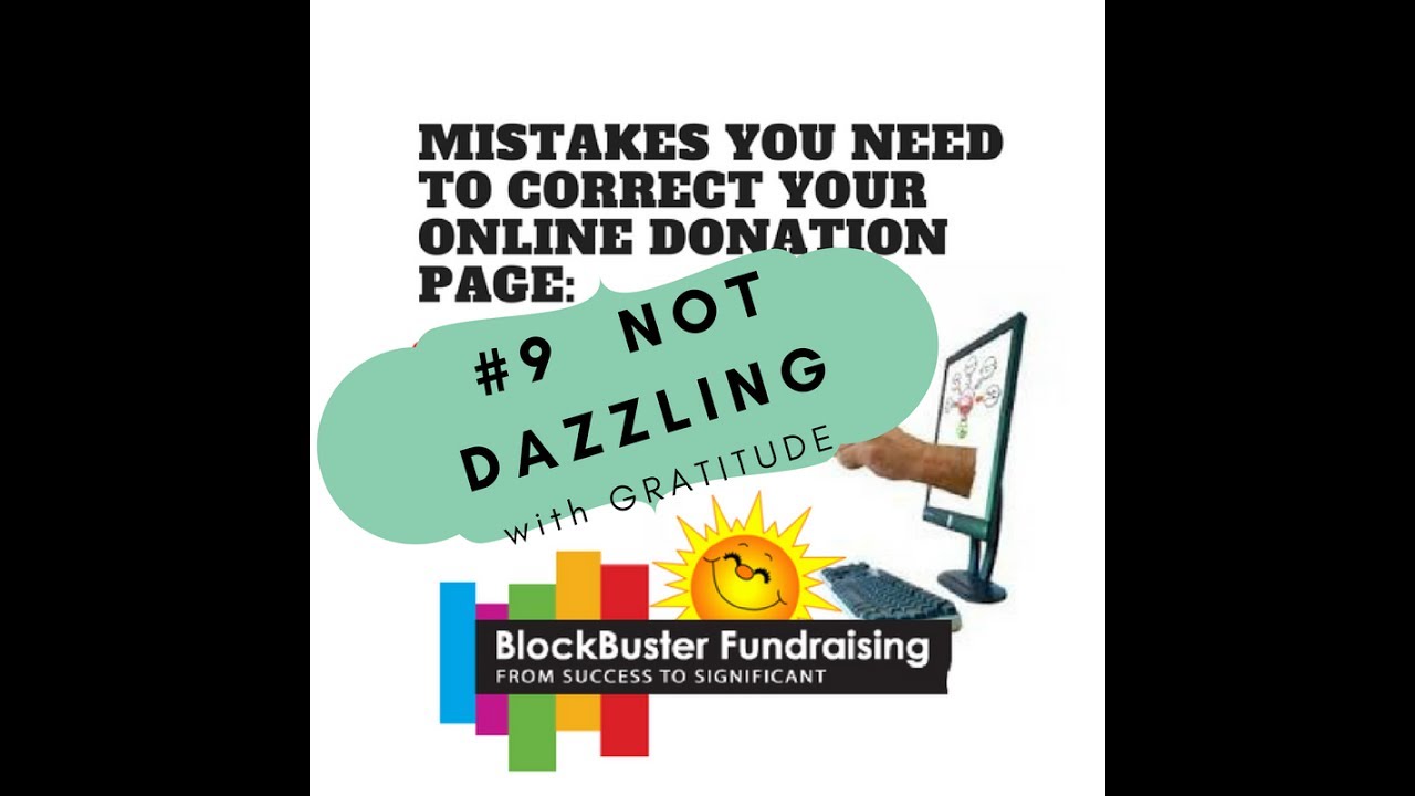 DONOR PAGE GRATITUDE HUGE MUST