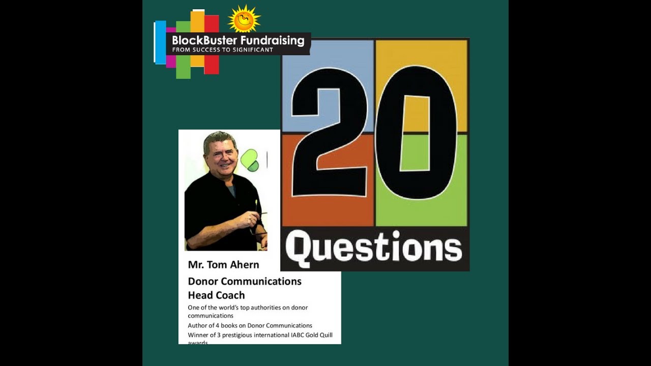 20 Questions Created for Fundraisers