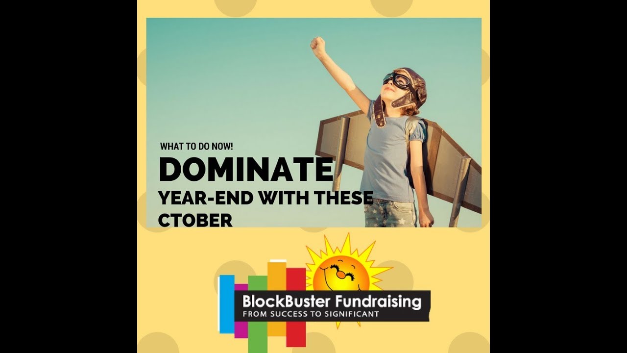 A Fundraisers October To Do List