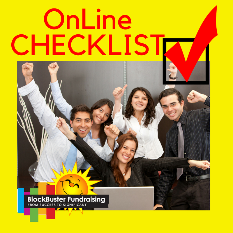 Excellent ONLINE Checklist for YearEnd Fundraising
